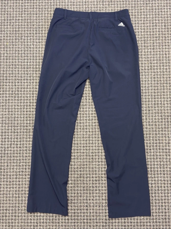 Pantalones de golf clásicos Adidas azul marino para hombre talla 32x32 Foto 4 de 4