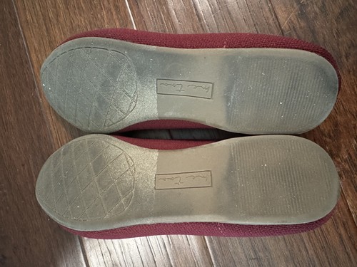 Me Too Knit Flats Brea Casual Comfort Women’s Shoes Size 8.5M Ruby Red - Foto 6 di 7