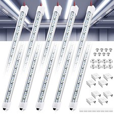 8 Pcs 12V Interior LED Light Bar for Car LED Light with Switch and Magnets