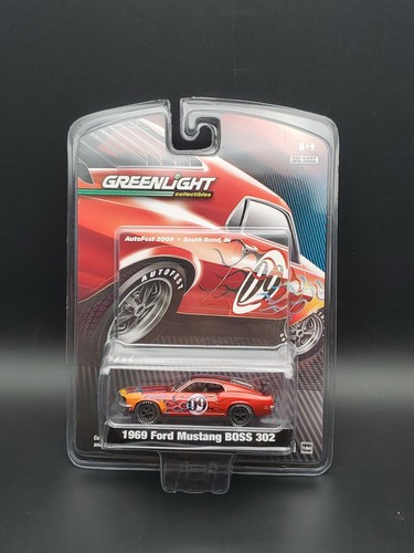 Greenlight Collectibles 1969 Ford Mustang Boss 302 AutoFest 09 curva sud, IN - Foto 2 di 5