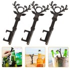 3Pcs Manual Wine Bottle Deer Head Beer Opening Tool Xmas Bottle