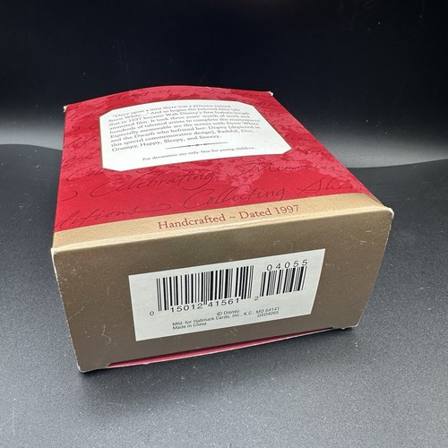 Hallmark Andenken Disney Schneewittchen & Dopey Ornament Jubiläumsedition Vintage '97 - Bild 10 von 10