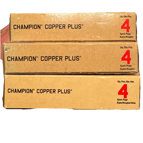 Champion 844 H10C Copper Plus Spark Plugs New Old Stock *1 Box - Pack of 4* - Bild 6 von 11