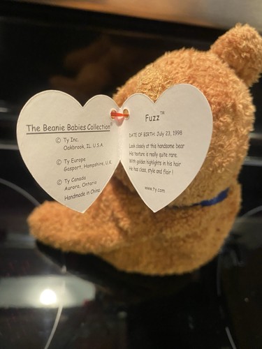 TY Beanie Baby Original "Retired" "FUZZ" 1998/1999 - TAG ERROR "Rare" No Tag - Bild 3 von 4