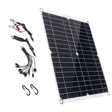 50W Solar Panel Kit 12V 20/40/60/100A Battery Charger Controller Caravan Boat t