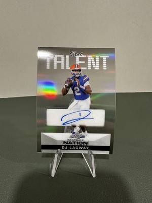 2025 Leaf Football Nation DJ Lagway Pure Talent Auto /15 Rookie 