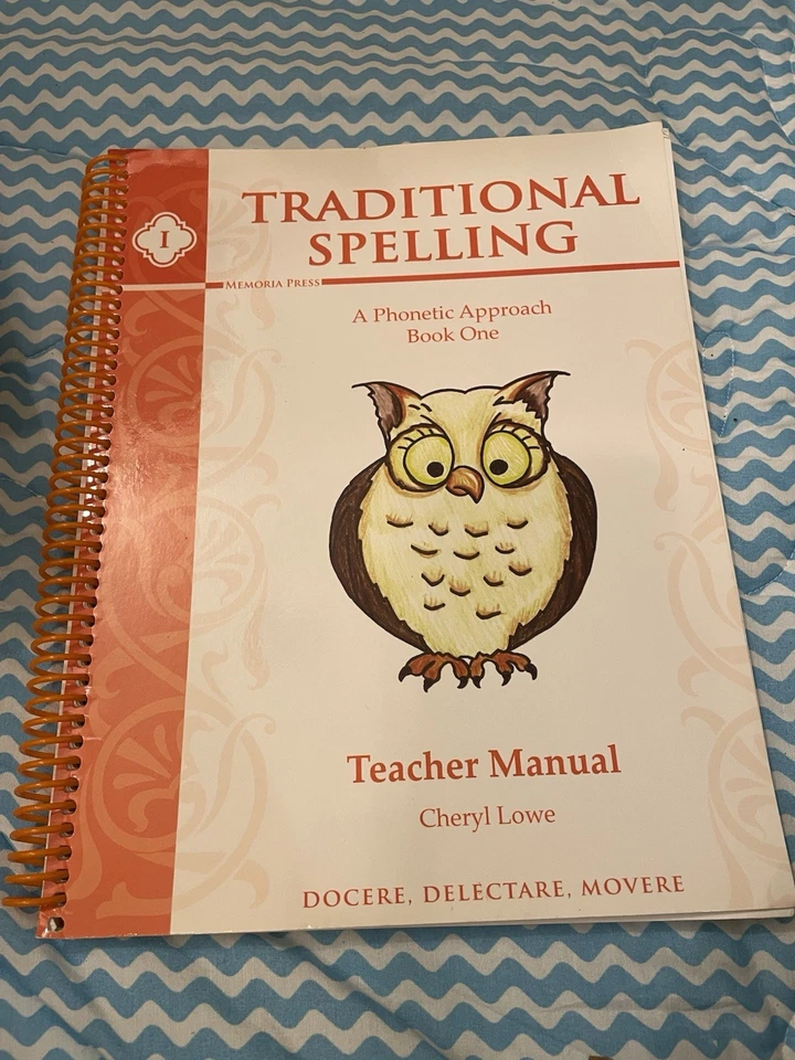 Memoria Press Traditional Spelling I  TEACHER MANUAL/Student workbook worksheets Foto 4 de 4
