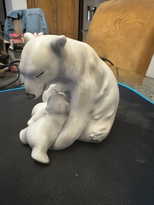 Goebel W. Germany Polar Bear Family Porcelain Figurine
