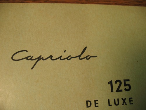 USED VINTAGE AEROMERE TRENTO CAPRIOLO 125 DELUXE PARTS CATALOG 1961 (K-9929) - Bild 3 von 14