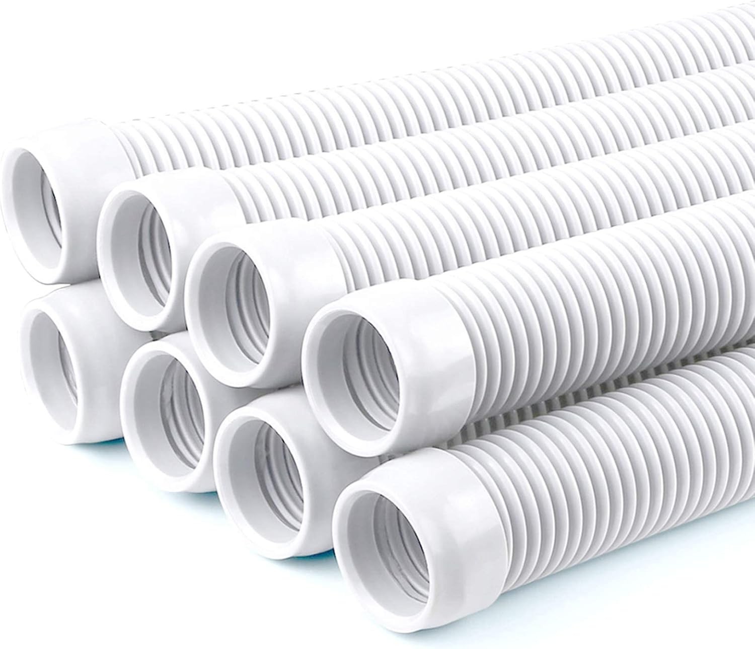 Pool Vacuum Hose Set - 8 Hoses, 1.5” Diameter