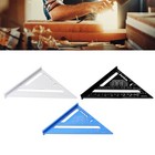 Carpentry Triangle Ruler Aluminum Alloy with Imperial and Metric Scales Triangle