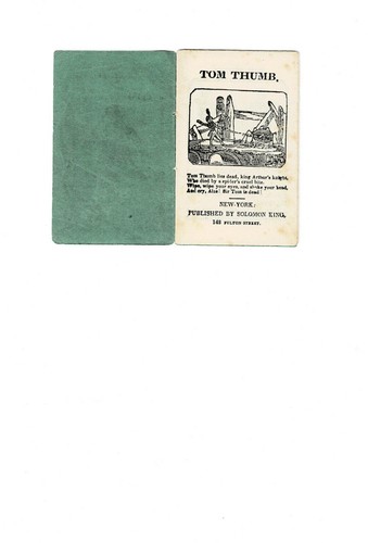 TOM THUMB published by SOLOMON KING bet. 1829 & 1832 MINIATURE - WOOD ENGRAVINGS - Picture 4 of 4