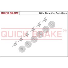ORIGINAL® Quick Brake Zubehörsatz, Bremsbacken Hinten für VW UP! POLO V POLO