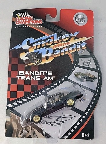 Vintage Racing Champions Smokey and the Bandit Die Cast Bandit's Trans Am schwarz