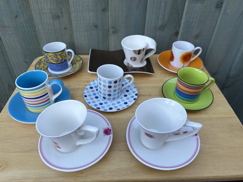 2 Pretty Demitasse Espresso Coffee Cup & Saucer Sets from NL Home  Collection - Picture 8 of 8