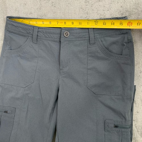Kuhl Pants Womens Size 10 Gray Horizn Skinny Ripstop Cargo 6276 Gorpcore Outdoor - Picture 7 of 18