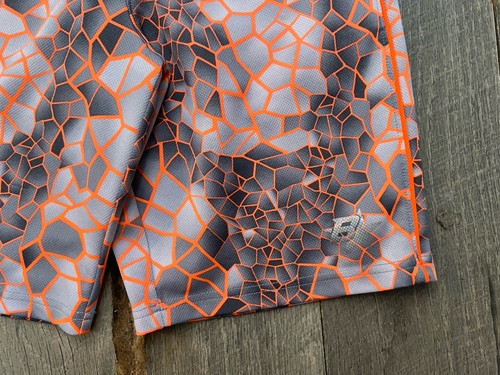 Brothers gray and orange athletic shorts with pockets size M/10 - Picture 3 of 4