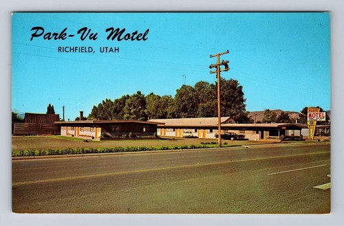 Richfield UT-Utah, Park-Vu Motel, 58 East 3rd North Werbung Vintage Postkarte