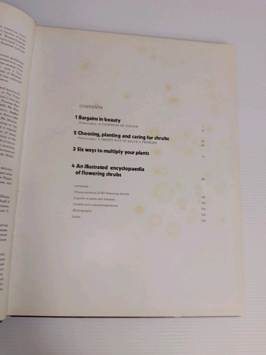 Flowering Shrubs Time-Life Encycopaedia of gardening HC 1978 - Picture 8 of 13