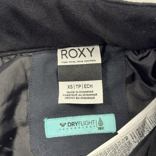 Roxy DryFlight 10K Women’s Snow Pants Snowboard Skiing Winter Black Extra Small - Picture 2 of 15