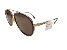Burberry Oliver Men's Sunglasses BE3125 101773 Gold/Dark Brown 59mm