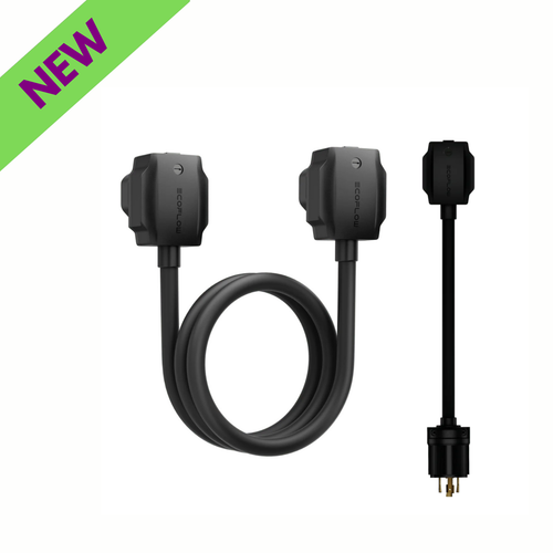 EcoFlow AC Generator Charging Adapter + EcoFlow Power Input-Output ...