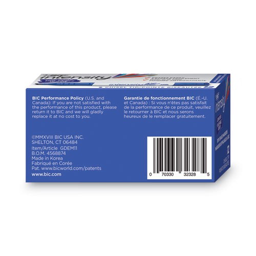 BIC GDEM11BE Intensity Low Odor Dry Erase Marker - Broad/Blue (1-Dozen) New - Picture 4 of 5