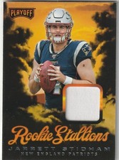 Jarrett Stidham 2019 Rookie Stallions Rookie Patch Card Current Team Broncos