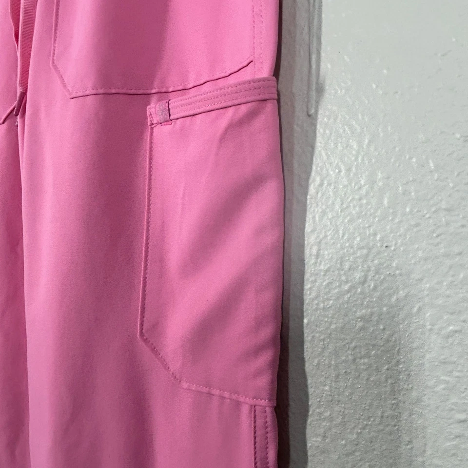 Pantalones Médicos Zavate Studio para Mujer XS Rosa Carga Cordón Elástico Cintura Bolsillo Foto 4 de 4