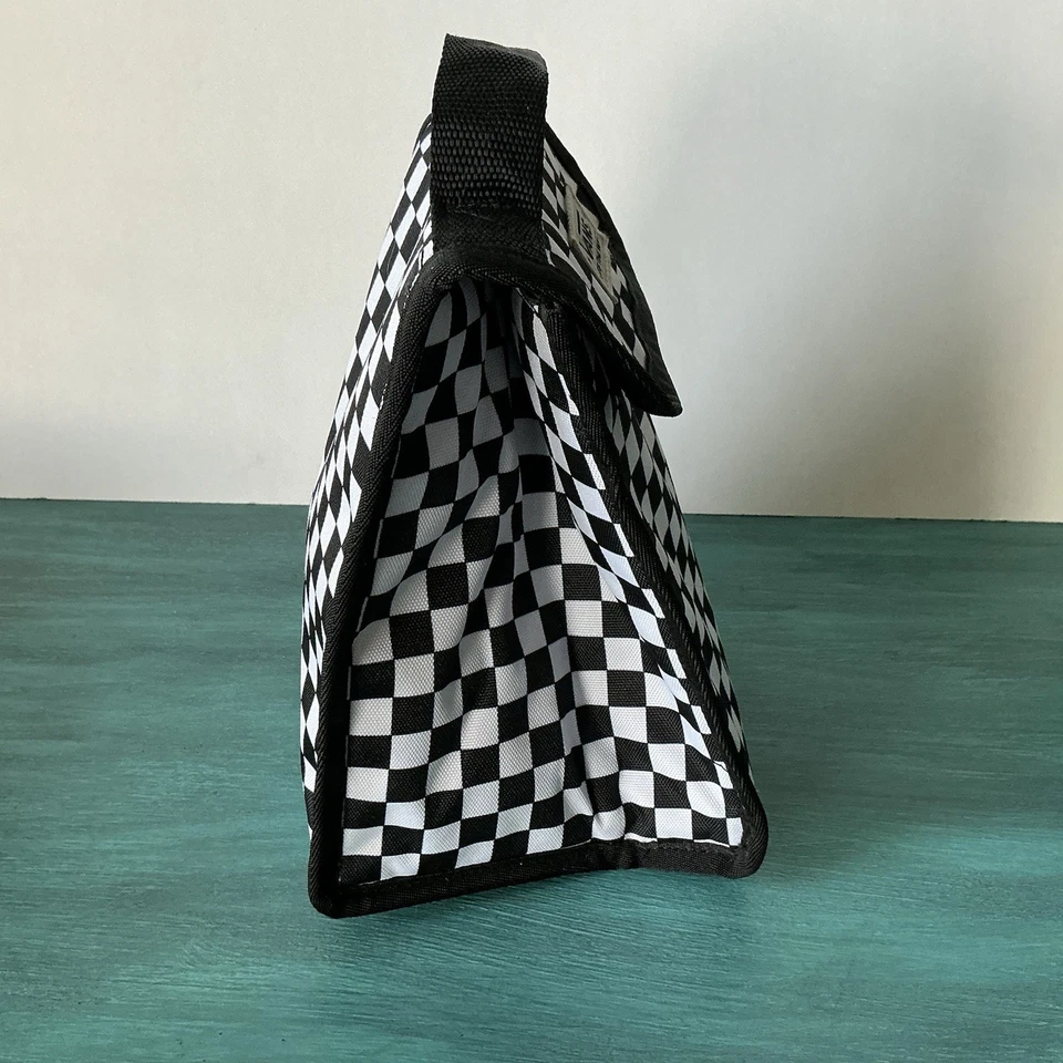 VANS Off the Wall Old Skool Negro Clásico A Cuadros Fiambrera Icónico Saco de Patín Foto 4 de 4