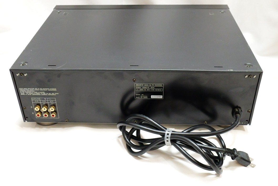 SONY TC-K222ESG 3-Head Stereo Cassette Deck Japan Used | eBay