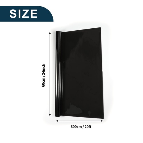 Nano Ceramic Car Window Tint Film 20ft x 24inch Chrome Gray VLT 18% UVR 75% - Picture 5 of 8