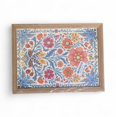 Bohemian Floral Art Framed Traditional Wall Decor