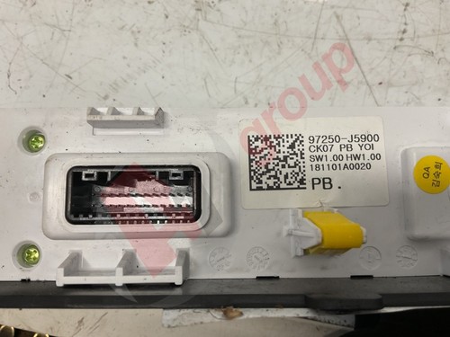 KIA STINGER CK GTS HEATER CONTROL PANEL WITH AIR CON 2017-2021 97250-J5900 - Picture 4 of 10