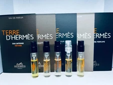 Hermes Terre D'Hermes EDT, - Intense, Parfum, Intense Vetiver, Eau Givree 5 Set