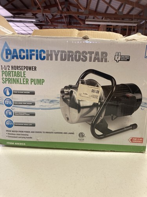 #ad Pacific Hydrostar 1 1 2 Hp Sprinkler pump $189.00