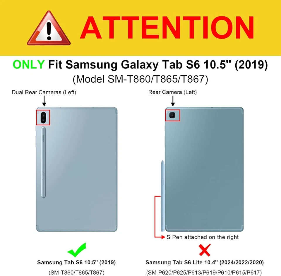 Funda multiángulo portafolio Business para Samsung Galaxy Tab S6 10.5 2019 Foto 2 de 4