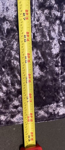 MONTEAU GIRL Gray/Blue Velvet Pearl Neckline Cap Sleeves Dress Sz 14 - Picture 8 of 8