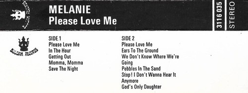 Melanie - Please Love Me - Used Cassette - R5783z - Picture 2 of 5