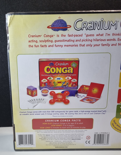 New Sealed Cranium Conga Guess What I'm Thinking Board Game 8+ 2004 Family Game - Picture 9 of 13