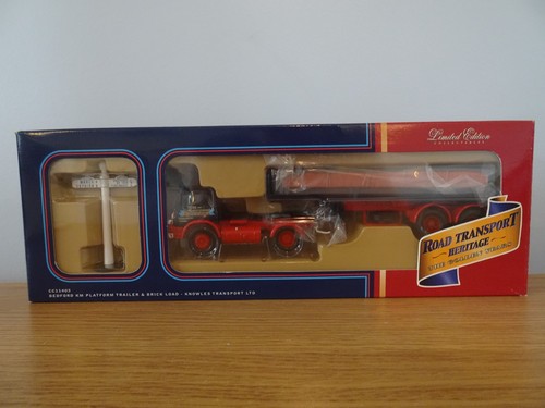 CORGI CLASSICS KNOWLES TRANSPORT BEDFORD KM PLATFORM TRUCK MODEL CC11403 1:50 - Picture 2 of 5