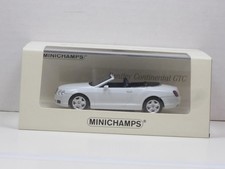 Bentley Continental GTC Cabrio 2007 bianco scatola Minichamps 436139031 1:43 edizione limitata