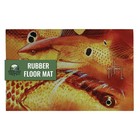 Rivers Edge Products Rubber Door Mat, 26" x 17" Indoor or Outdoor Rug, Guy
