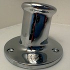 NIB Flag Pole Socket Chromed Bronze West Marine 1.25" diameter angled top mount