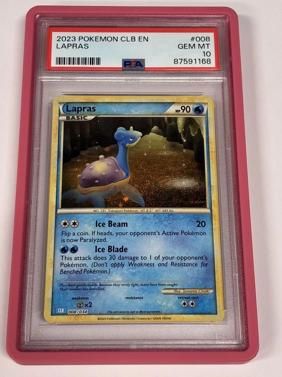 Lapras Pokémon TCG Professional Sports Authenticator (PSA) Grade