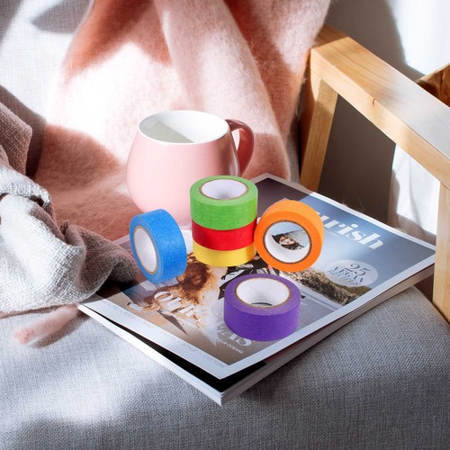 Colored Masking Tape,Colored Painters Tape for Arts and Crafts, Labeling or7232 - Bild 5 von 8