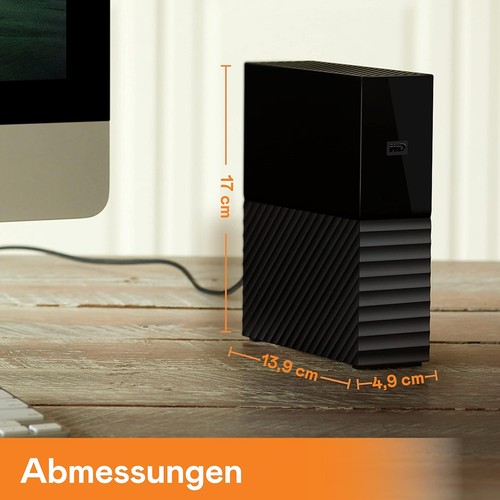 WD 4TB My Book Desktop HDD USB 3.0 with software for device management, backup a - Picture 3 of 6