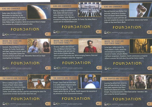 NEW Foundation Apple TV show Season 1 & 2 Binder with the 60 card base set, P3 + - Picture 11 of 19