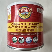 Earth's Best Organic Baby Formula for Babies 0-12 Months, Powdered Dairy 05/2027