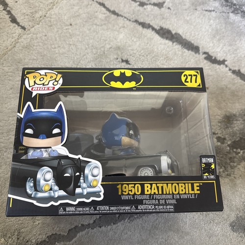 Große Funko Pop Rides Batman 1950 Batmobile #277 Vinyl Figur Brandneu